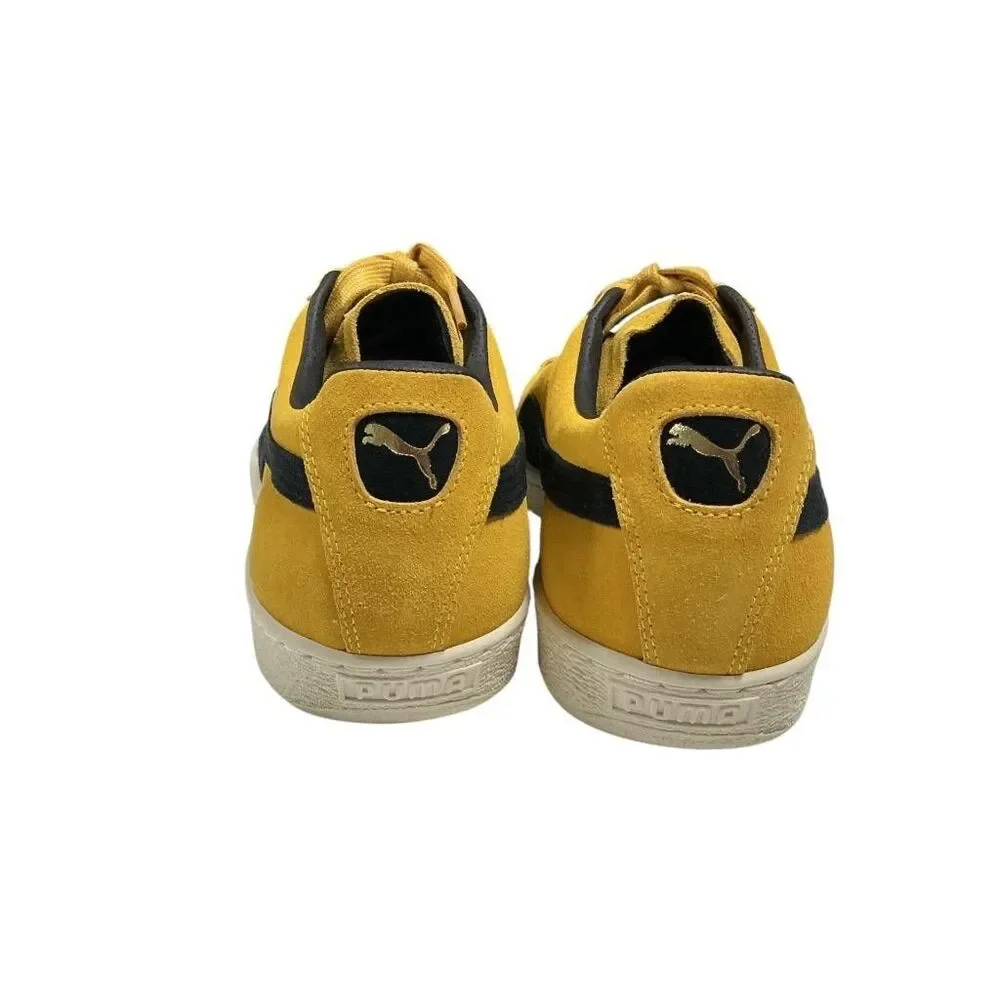 Puma Suede Classic Archive Sneakers Men 14 Yellow Black Casual Skater Shoes NEW